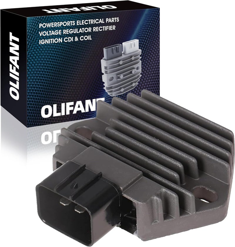 OLIFANT Voltage Regulator Rectifier For Honda Rancher 350 2000-2006/Foreman 400 1995-2003/Foreman 450 1998-2004 Replace 31600-HM7-003 31600-HN5-671 31600-HN5-M40 - Image 1